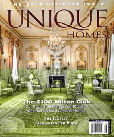 Unique Homes June 01, 2015 Issue Cover
