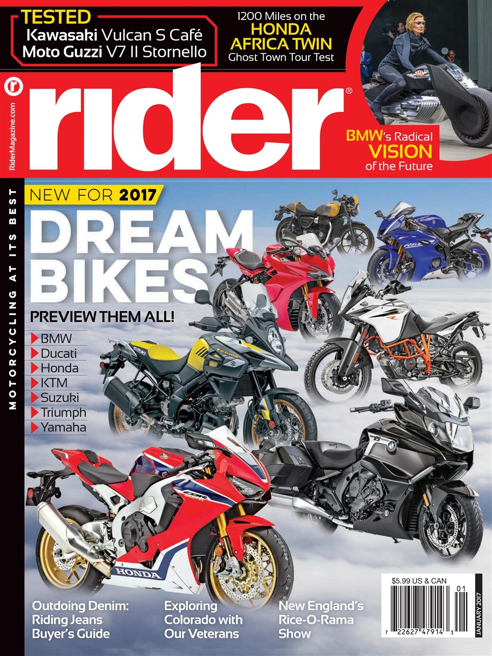 rider January 01, 2017 Issue Cover