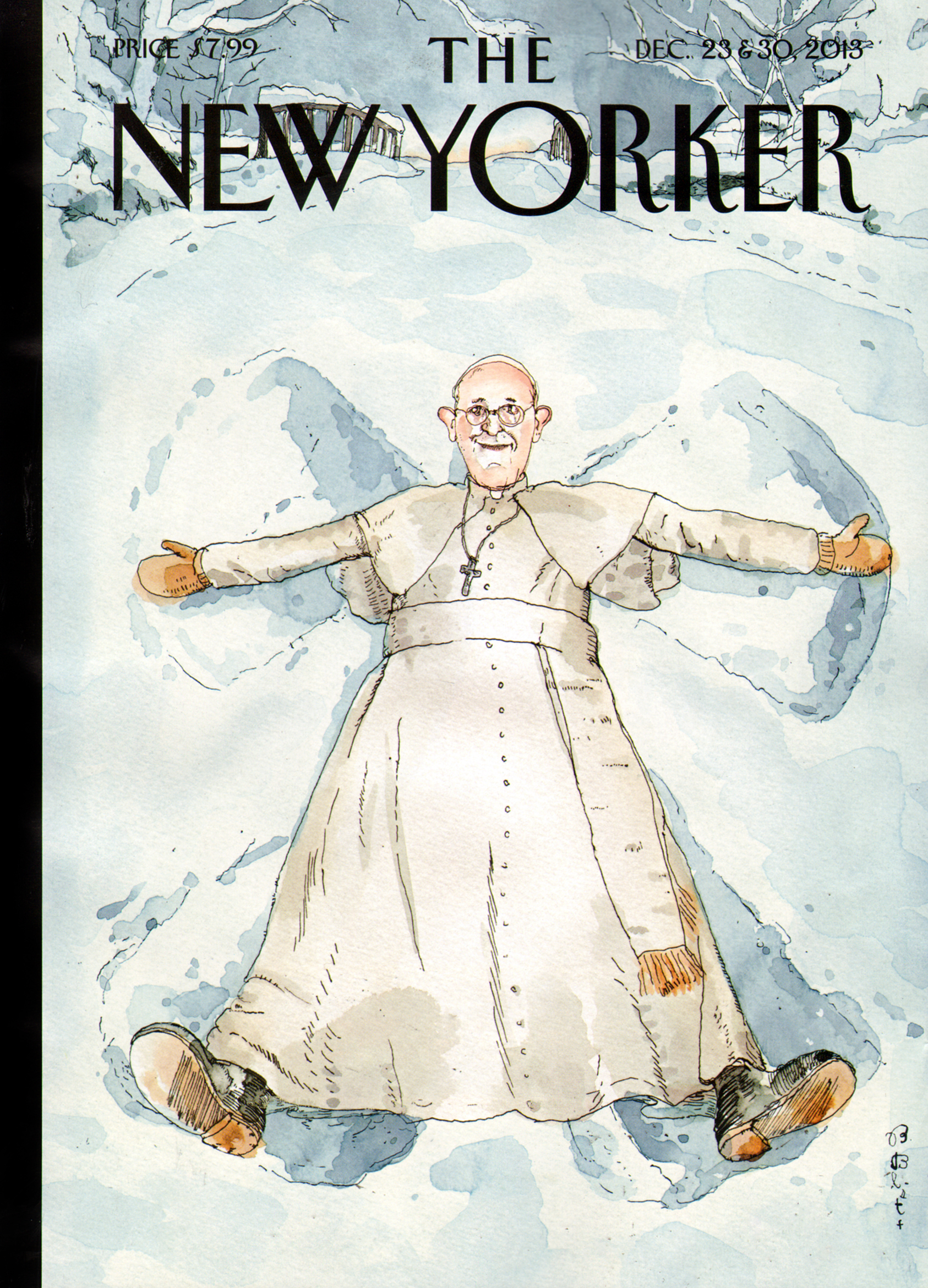 The-New-Yorker December 23, 2013 Issue Cover