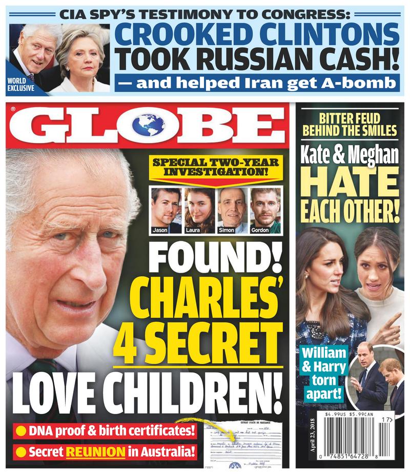 Globe April 23, 2018 Issue Cover