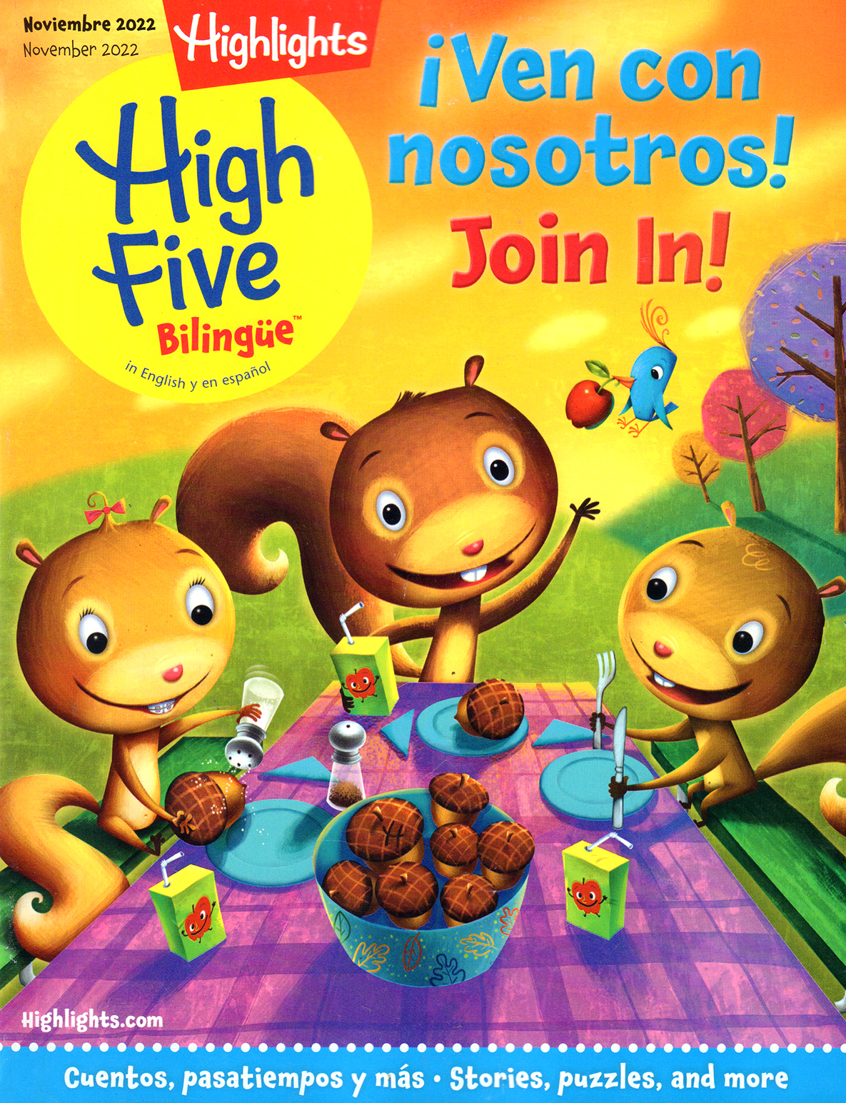 Highlights-High-Five-Bilingue November 01, 2022 Issue Cover