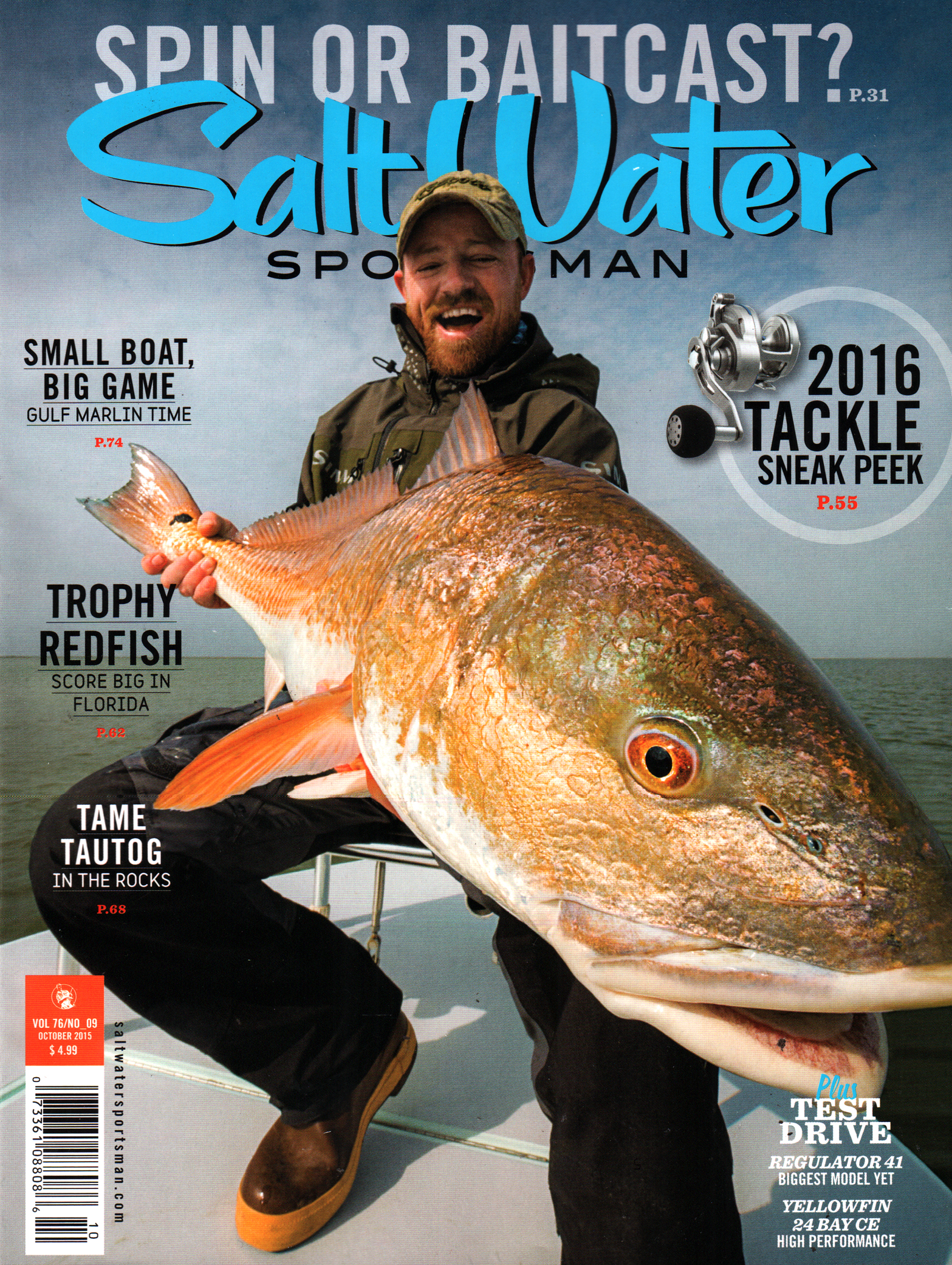 Salt-Water-Sportsman October 01, 2015 Issue Cover