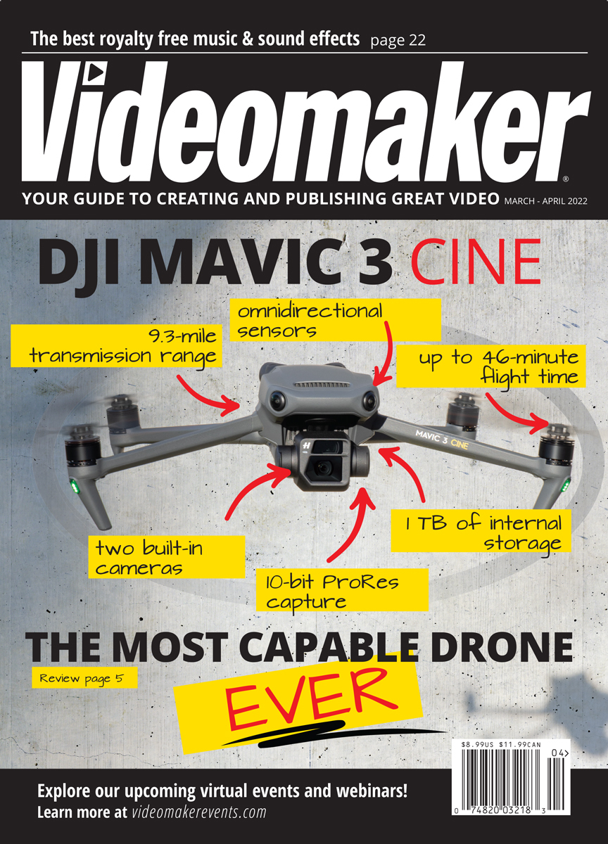 Videomaker March 01, 2022 Issue Cover