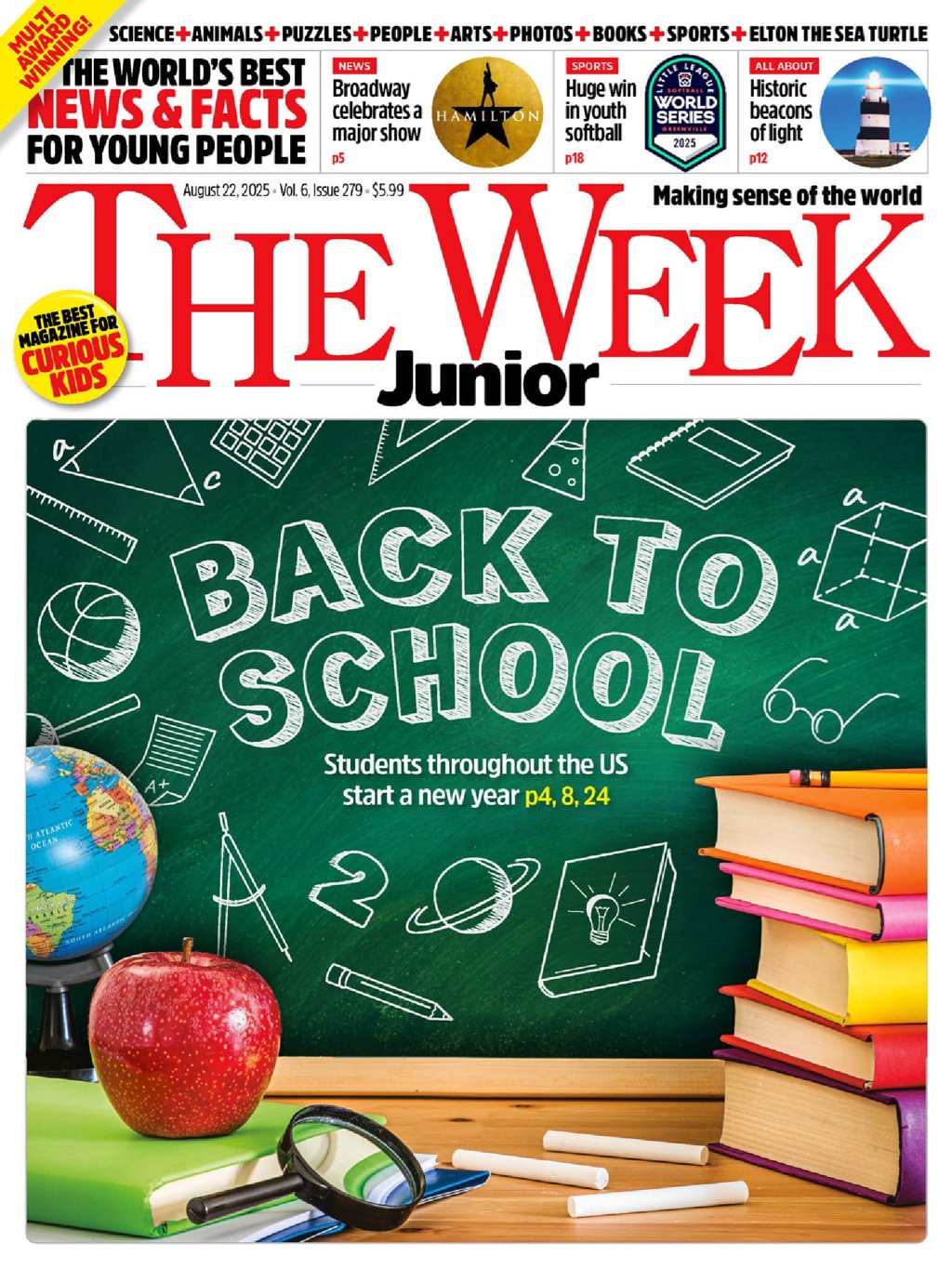The Week Junior August 22, 2025 Issue Cover