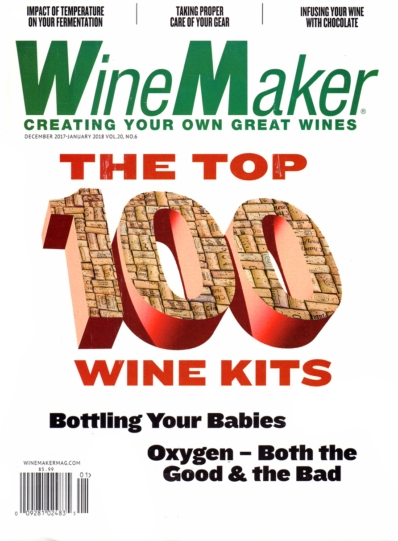 Winemaker December 01, 2017 Issue Cover