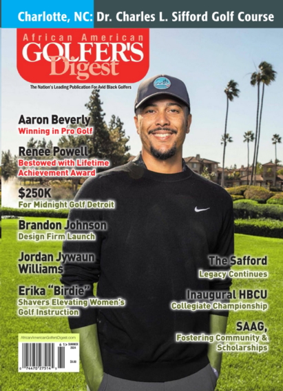 African Amercian Golfer's Digest June 01, 2024 Issue Cover