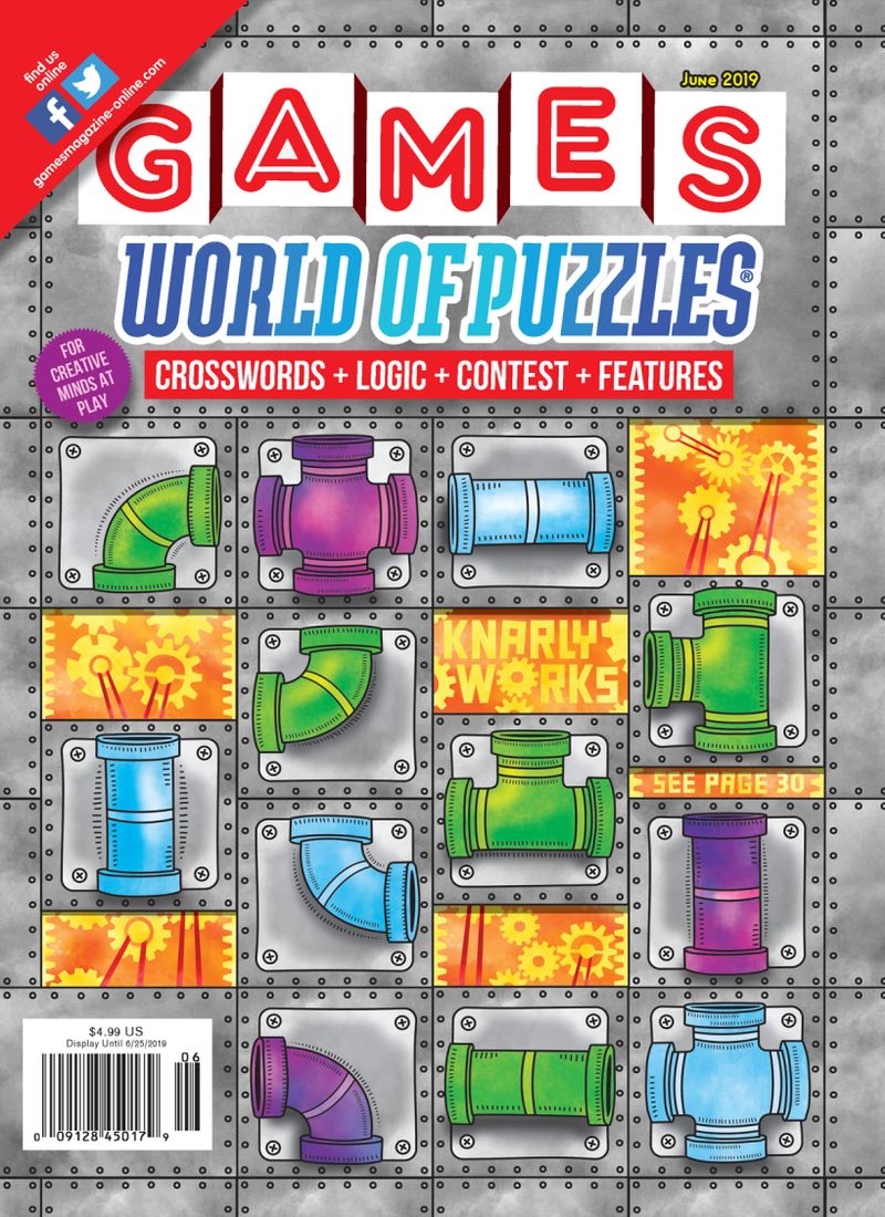 Games-World-of-Puzzles June 01, 2019 Issue Cover