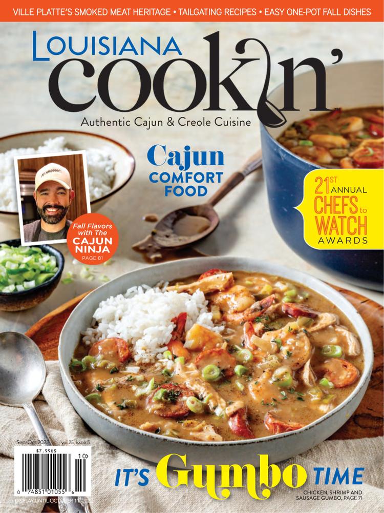 Louisiana-Cookin September 01, 2022 Issue Cover