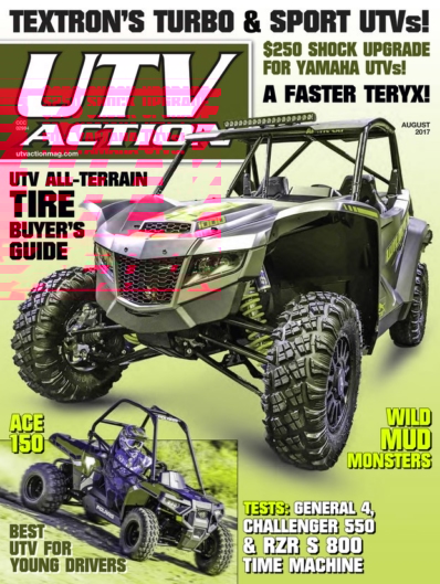 UTV Action August 01, 2017 Issue Cover