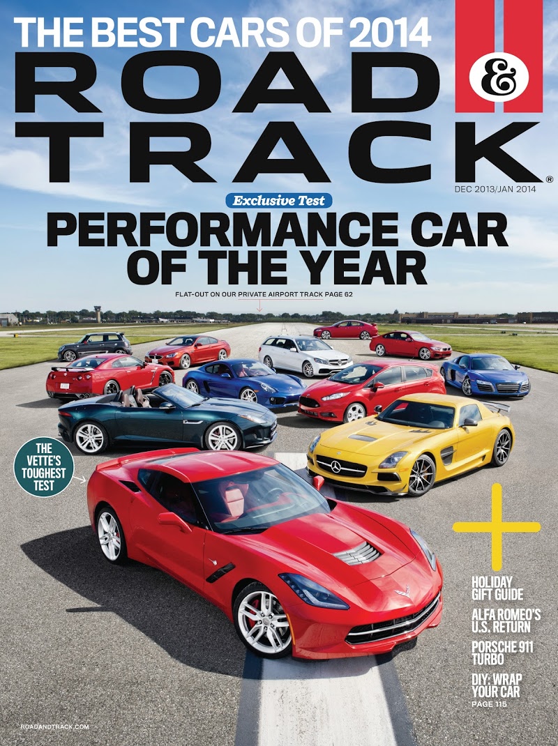 Road-and-Track December 01, 2013 Issue Cover