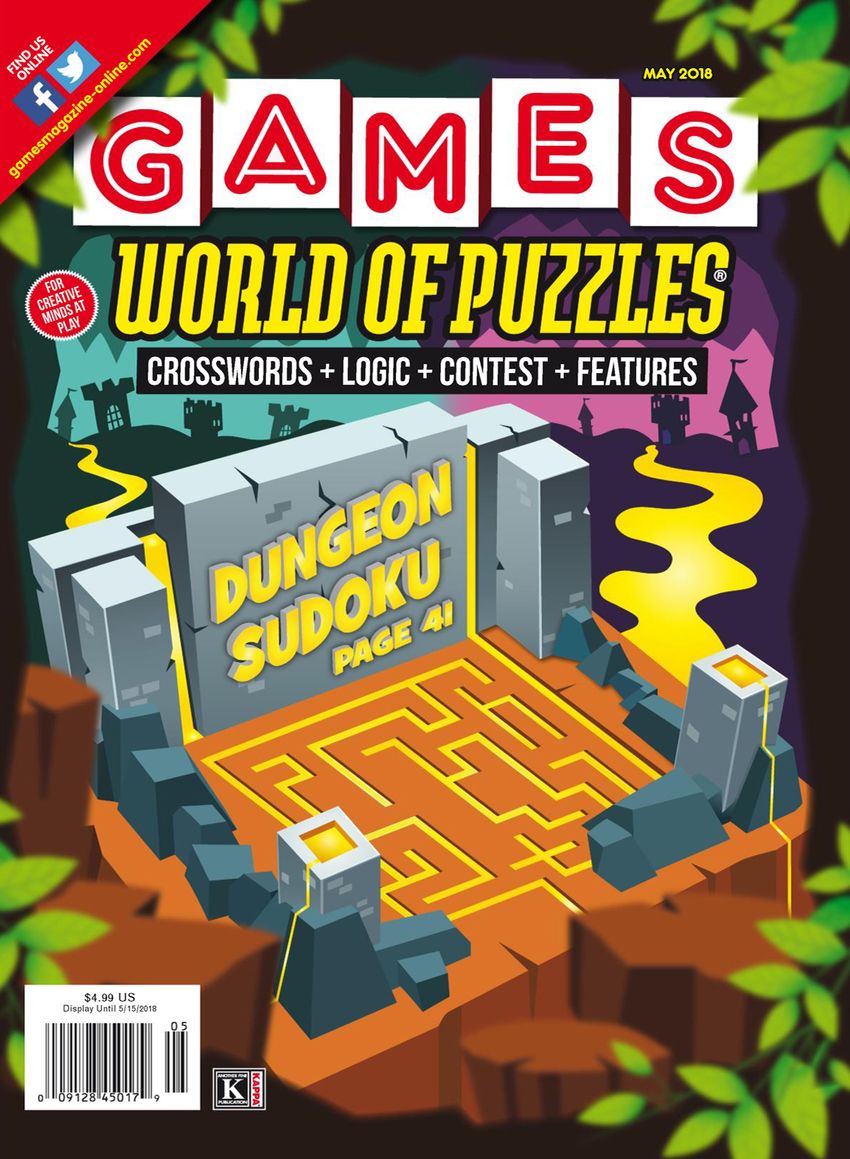 Games-World-of-Puzzles May 01, 2018 Issue Cover