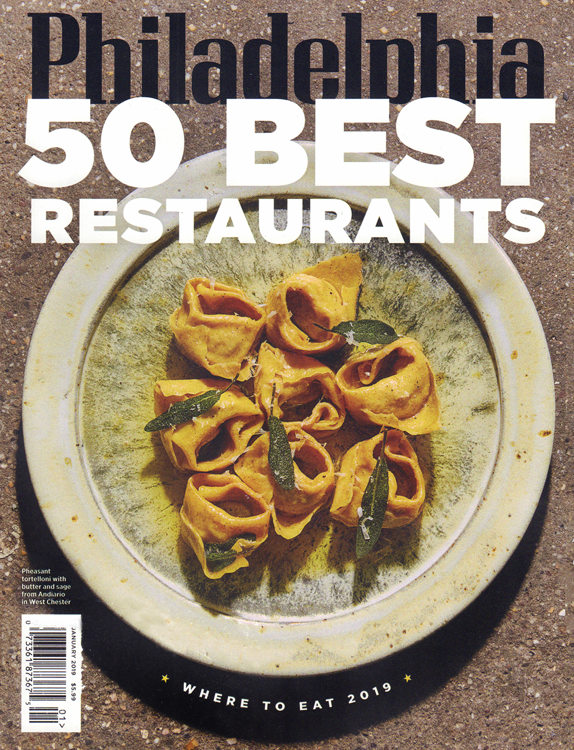 Philadelphia-Magazine January 01, 2019 Issue Cover