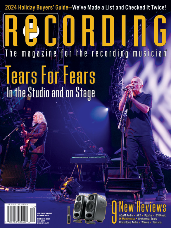 Recording-Magazine December 01, 2024 Issue Cover