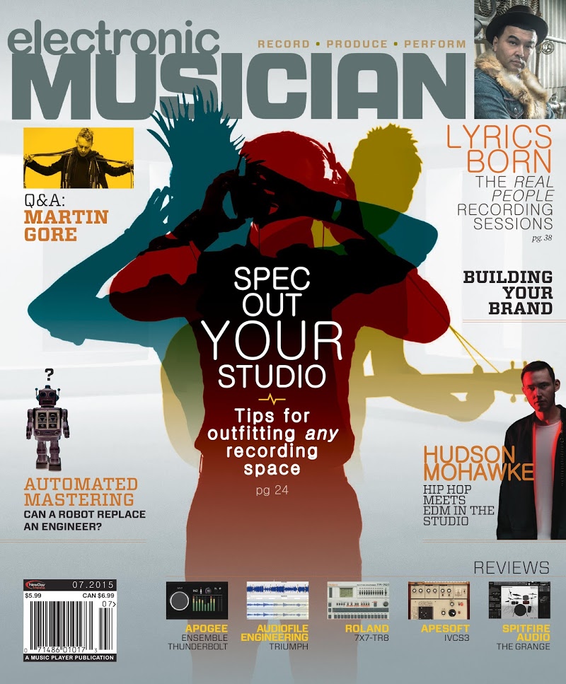 Electronic-Musician July 01, 2015 Issue Cover
