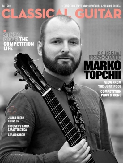 Classical Guitar September 01, 2018 Issue Cover