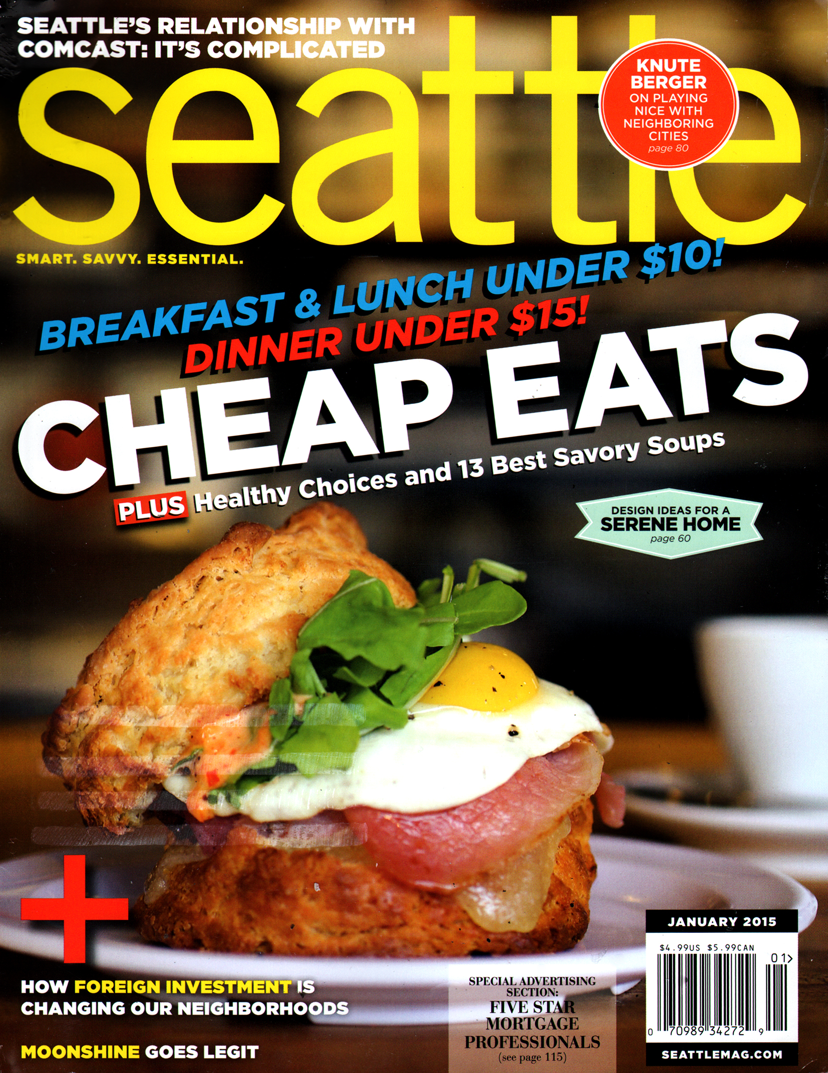 Seattle-Magazine January 01, 2015 Issue Cover