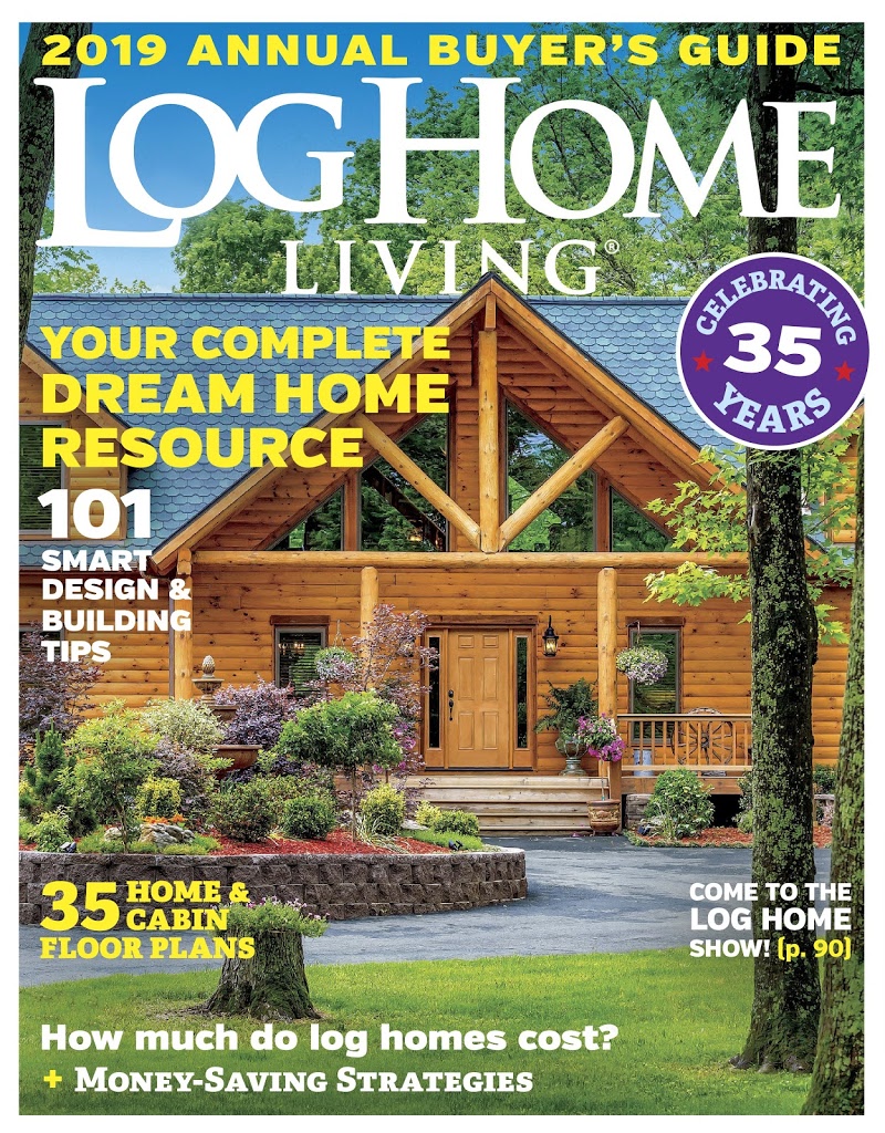 Log-and-Timber-Home-Living October 01, 2018 Issue Cover