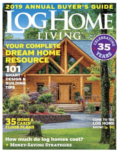 Log and Timber Home Living October 01, 2018 Issue Cover