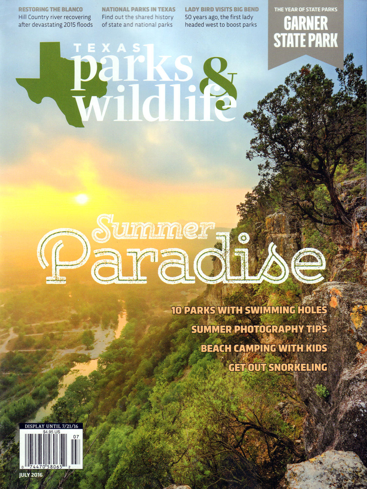 Texas-Parks-and-Wildlife July 01, 2016 Issue Cover