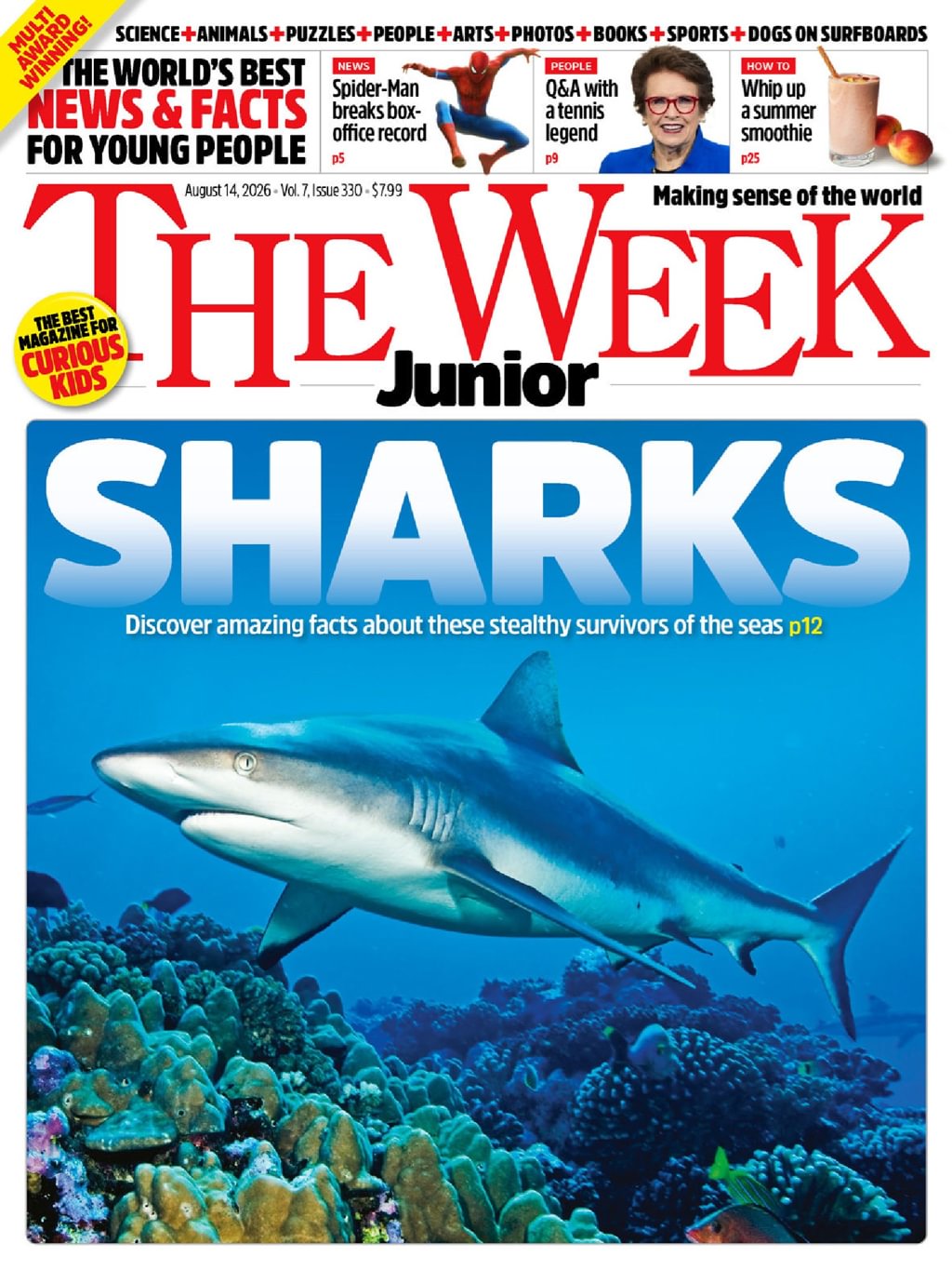 The Week Junior August 14, 2026 Issue Cover