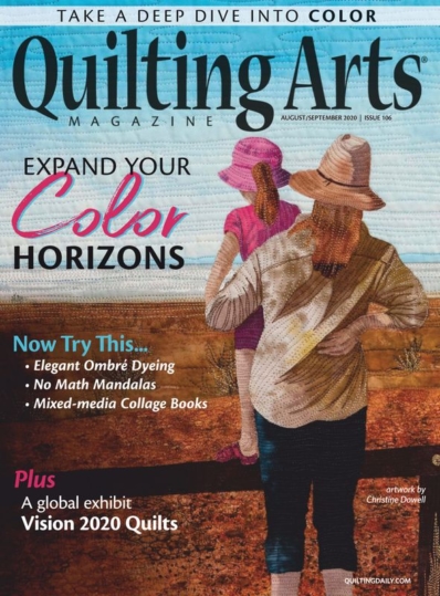 Quilting Arts August 01, 2020 Issue Cover