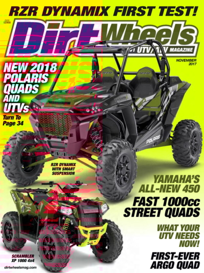 Dirt Wheels November 01, 2017 Issue Cover