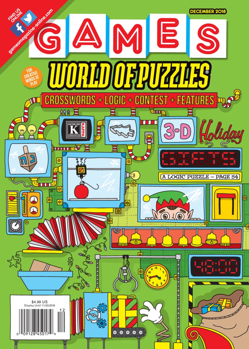 Games-World-of-Puzzles December 01, 2018 Issue Cover