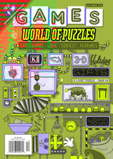 Games World of Puzzles December 01, 2018 Issue Cover