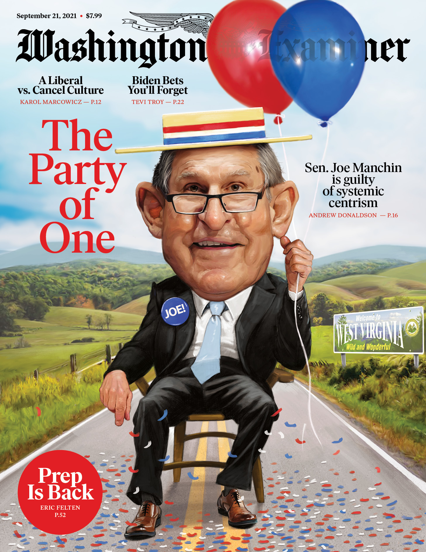 Washington-Examiner September 21, 2021 Issue Cover