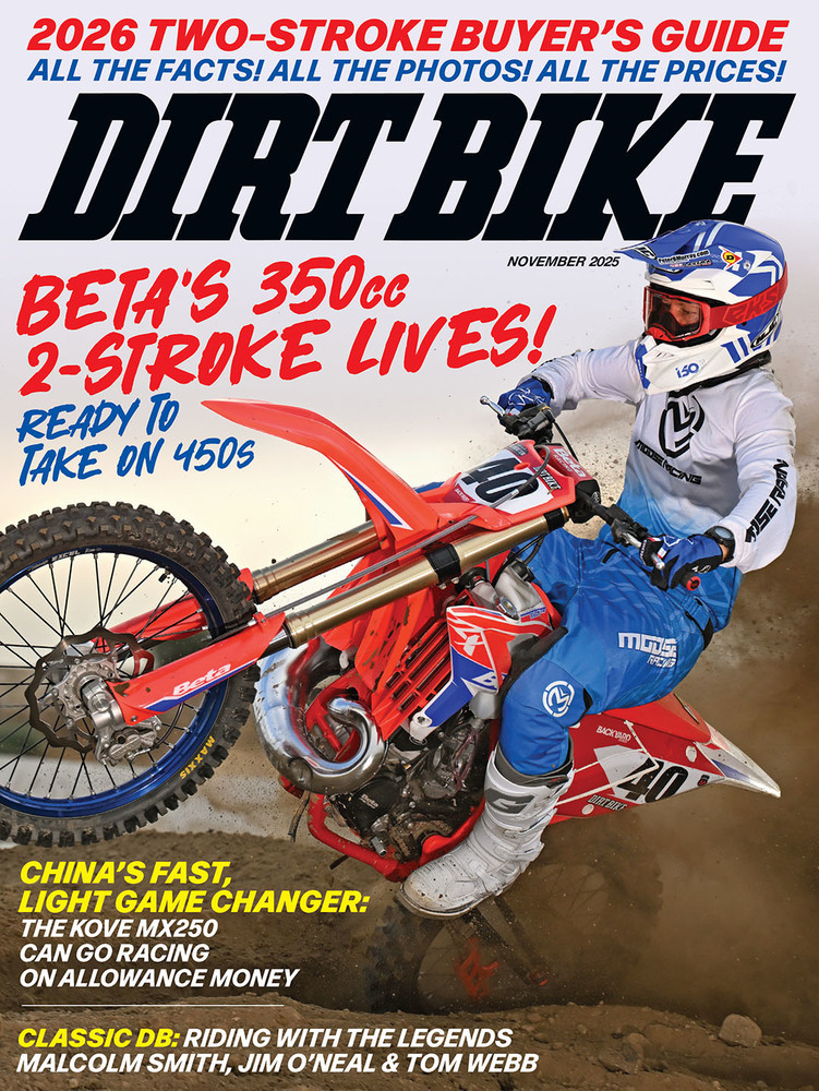 Dirt-Bike November 01, 2025 Issue Cover