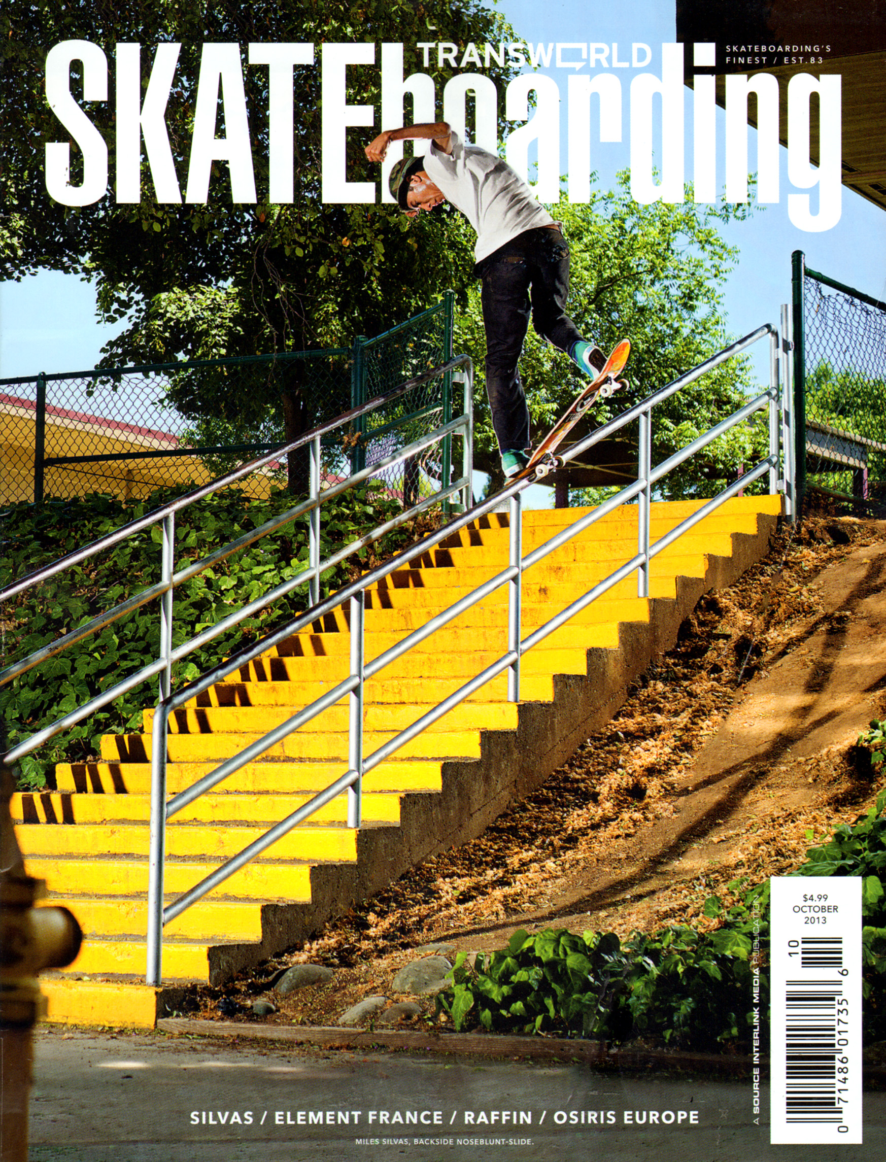 Transworld-SKATEboarding October 01, 2013 Issue Cover