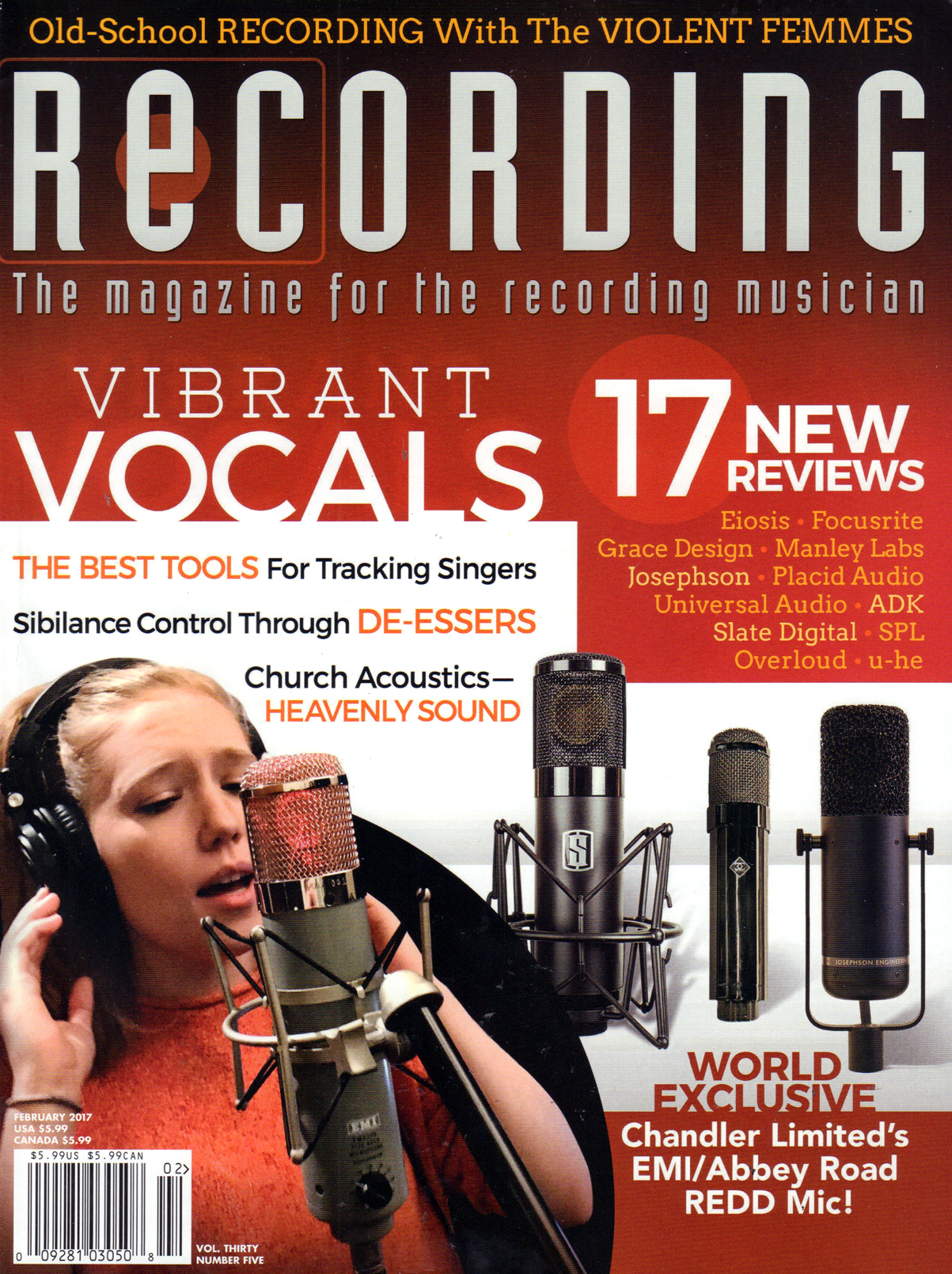 Recording-Magazine February 01, 2017 Issue Cover