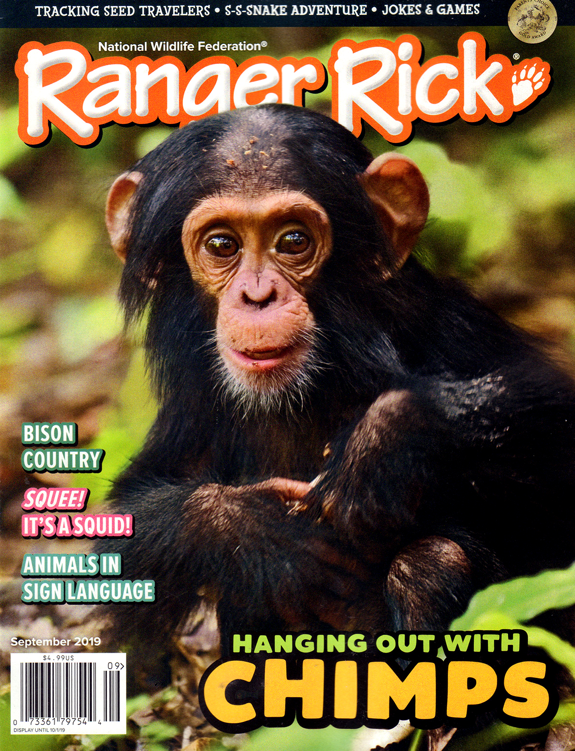 Ranger-Rick September 01, 2019 Issue Cover