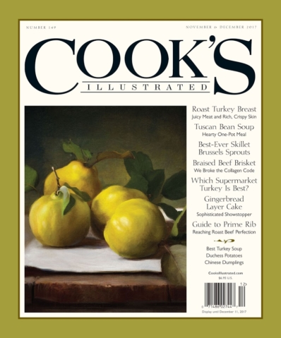 Cook's Illustrated November 01, 2017 Issue Cover