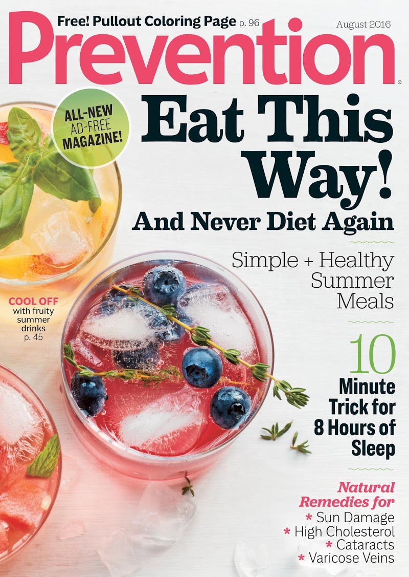 Prevention August 01, 2016 Issue Cover