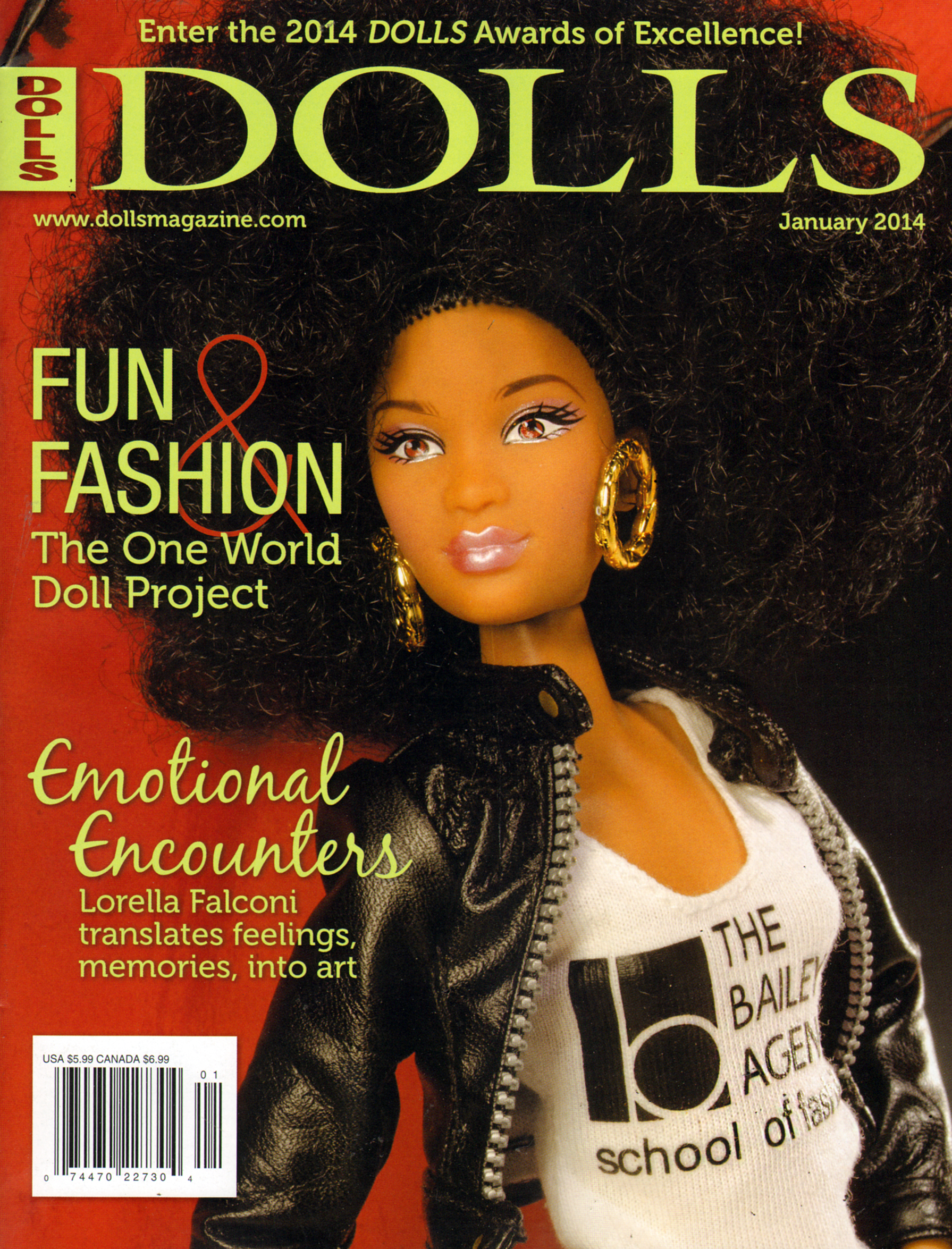 Dolls January 01, 2014 Issue Cover