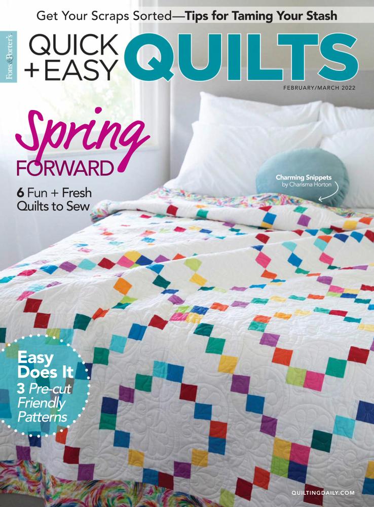 Quick-and-Easy-Quilts February 01, 2022 Issue Cover