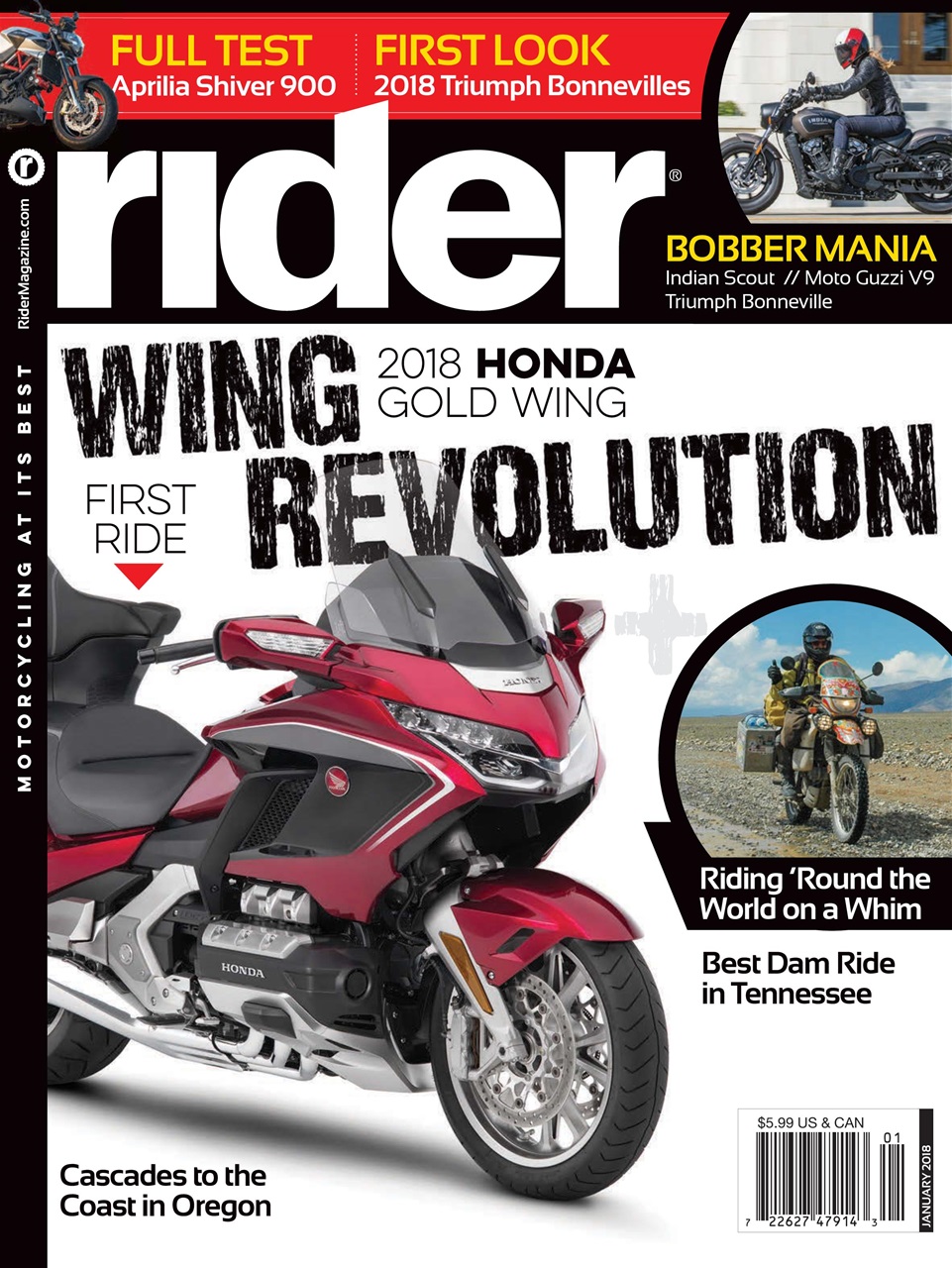 rider January 01, 2018 Issue Cover