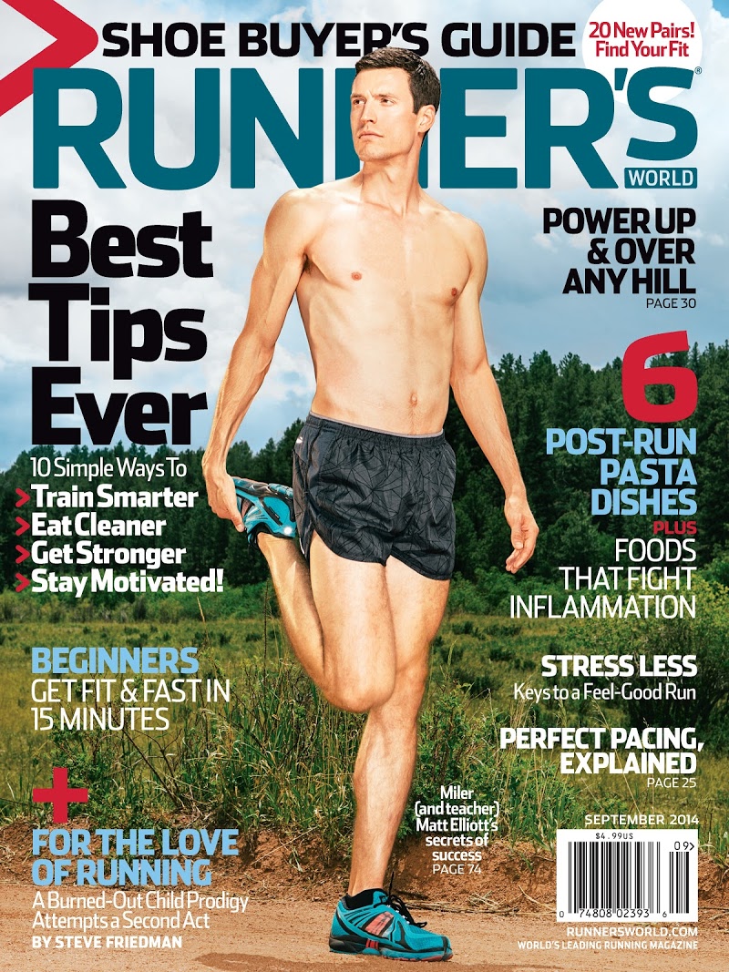 Runners-World September 01, 2014 Issue Cover