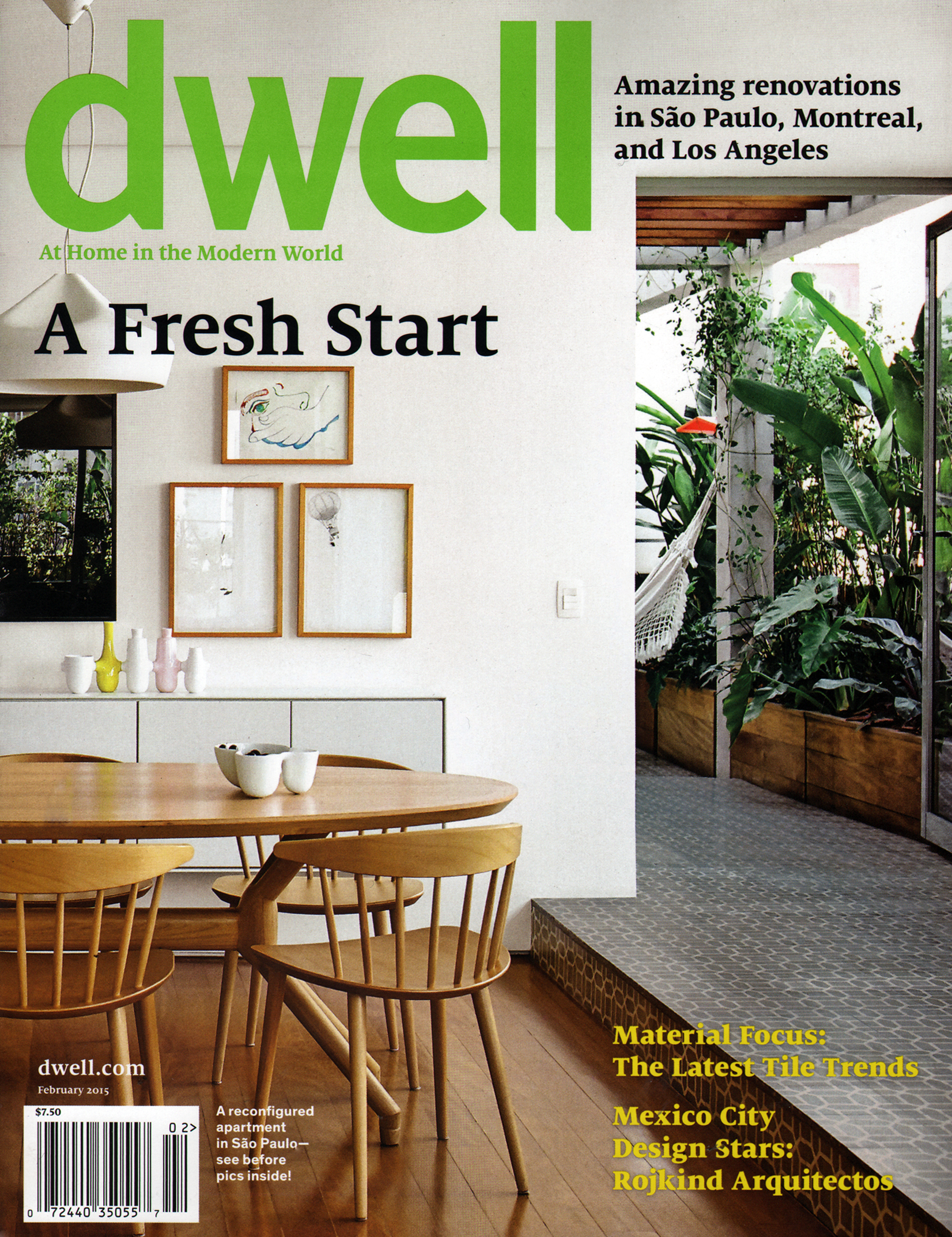 Dwell February 01, 2015 Issue Cover