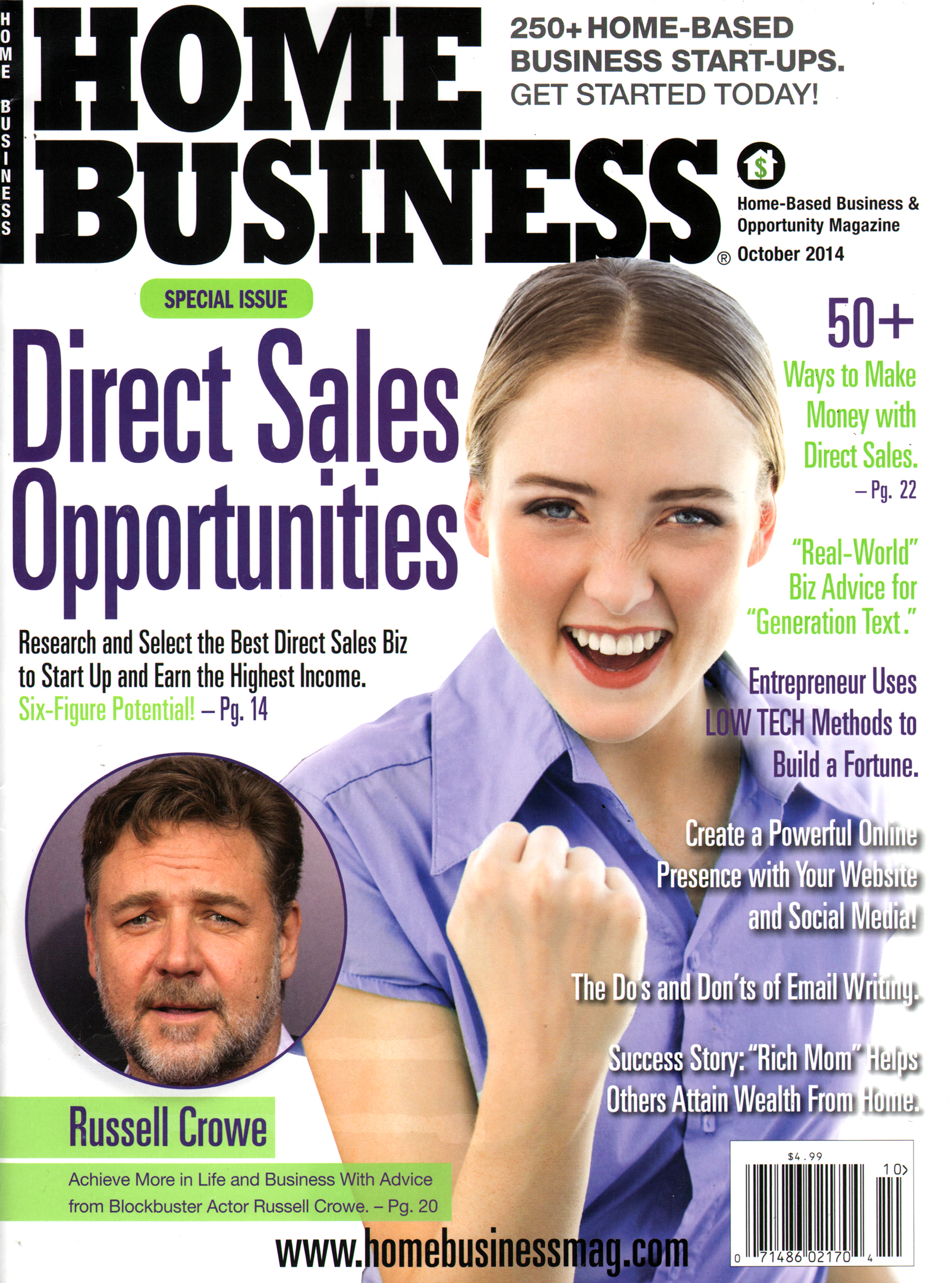Home-Business-Magazine October 01, 2014 Issue Cover