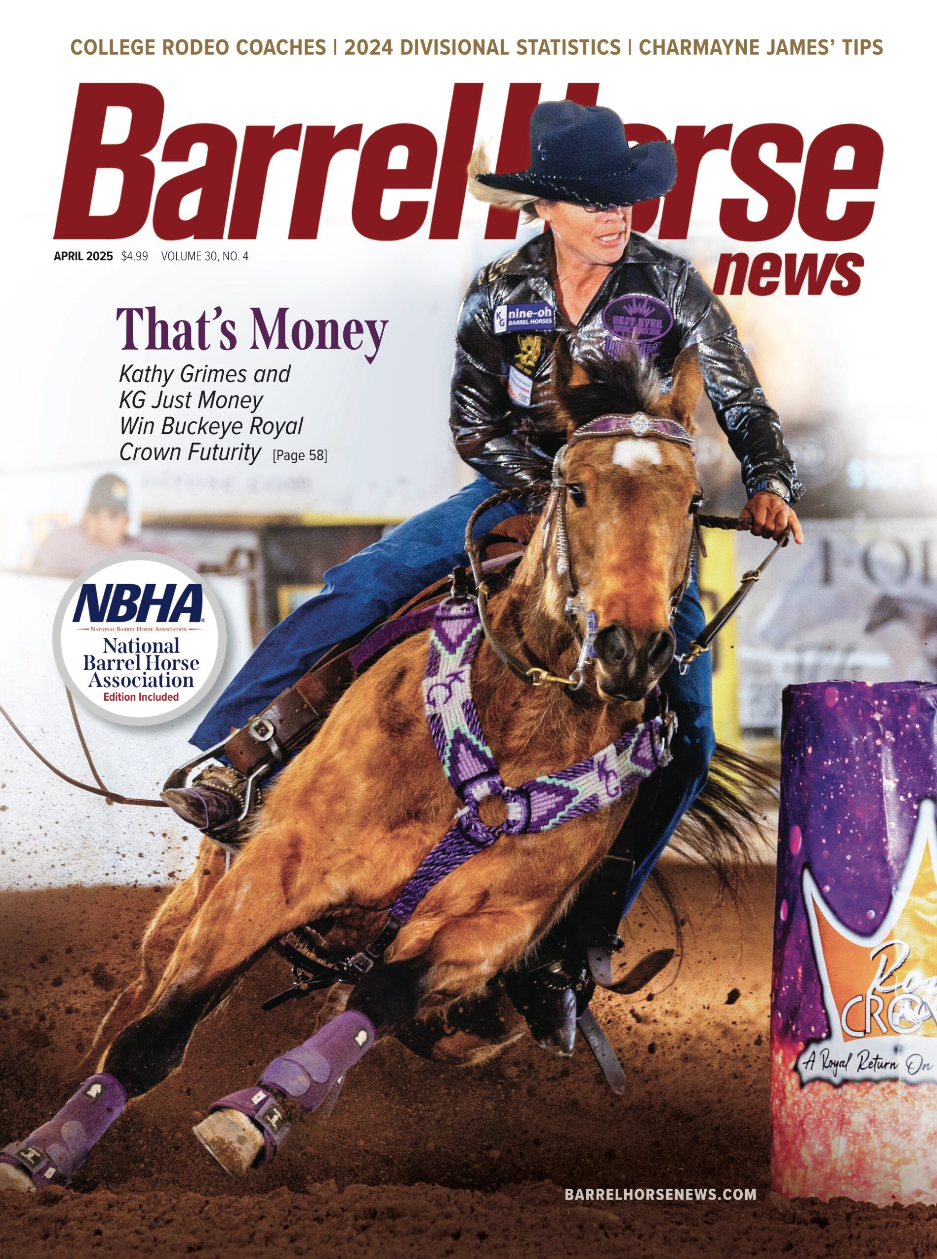 Barrel-Horse-News April 01, 2025 Issue Cover
