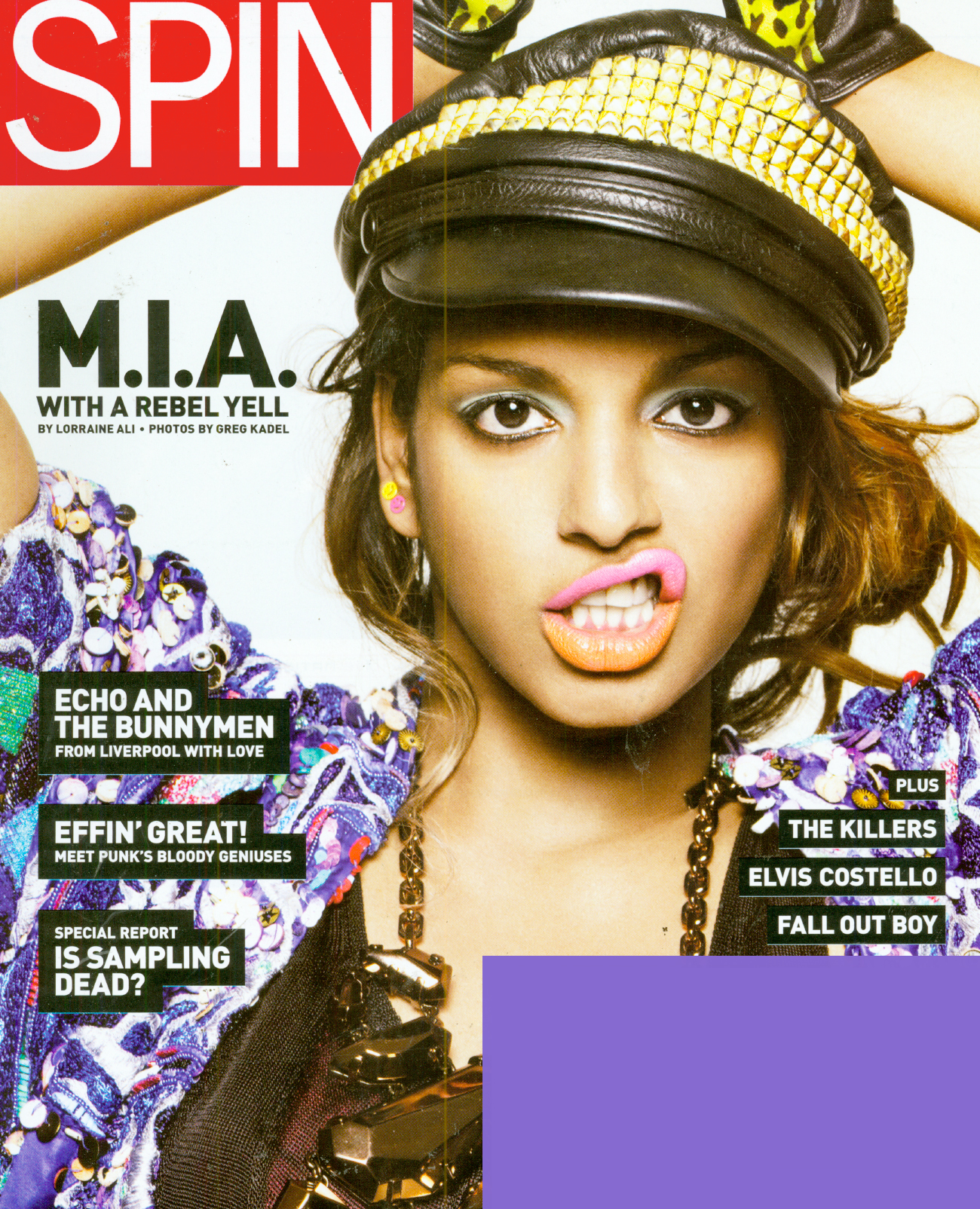 Spin December 01, 2008 Issue Cover