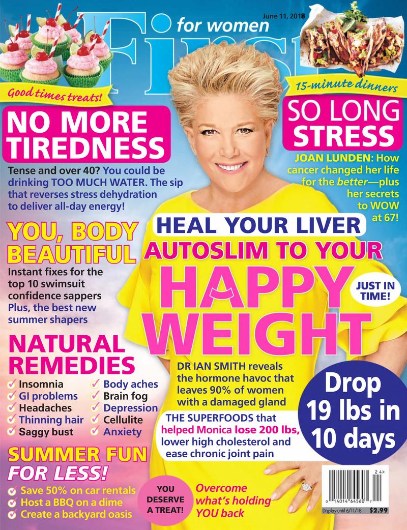 first-for-women June 11, 2018 Issue Cover