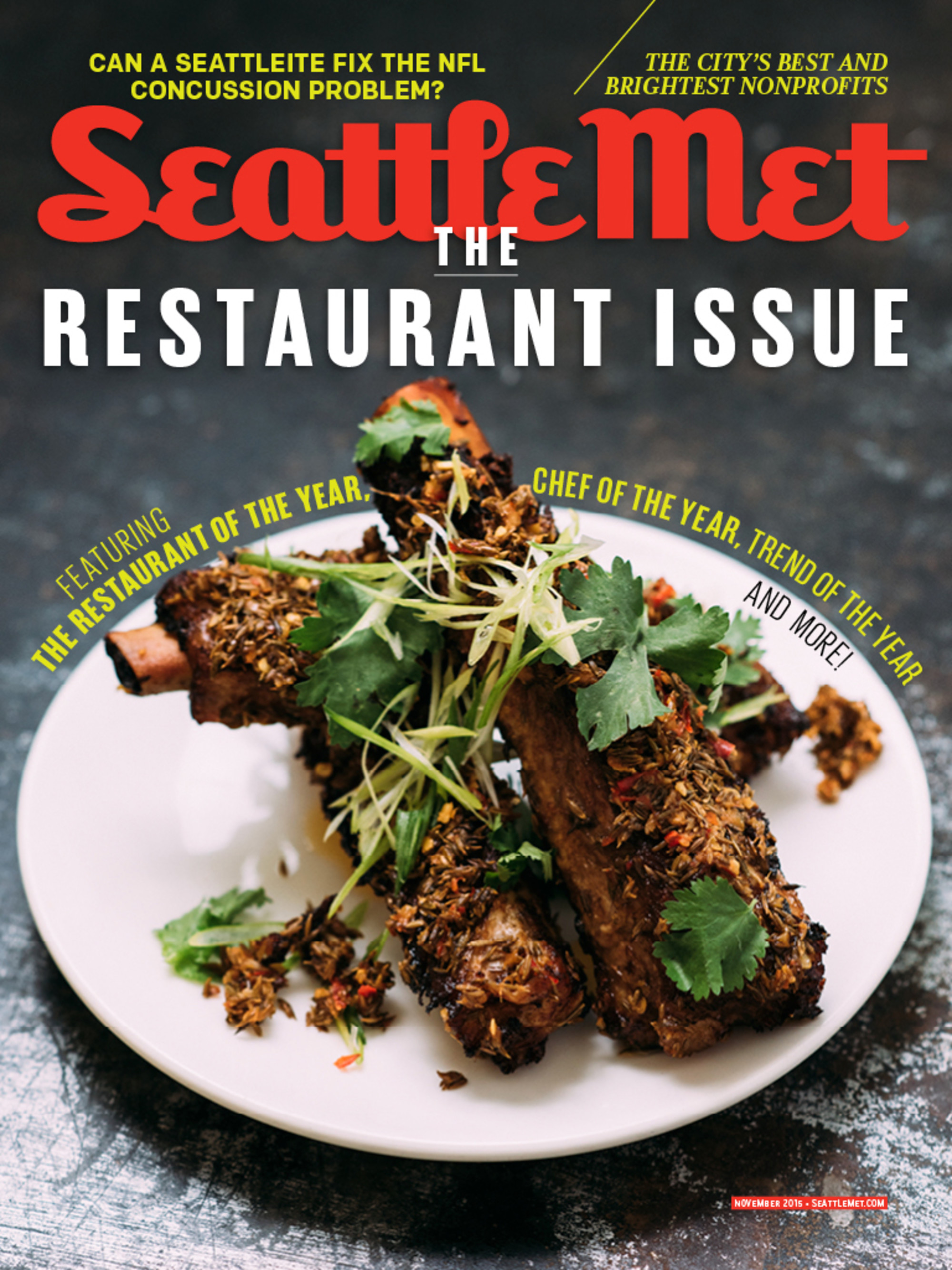 Seattle-Met November 01, 2015 Issue Cover