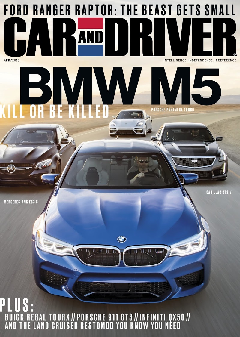 car-and-driver April 01, 2018 Issue Cover