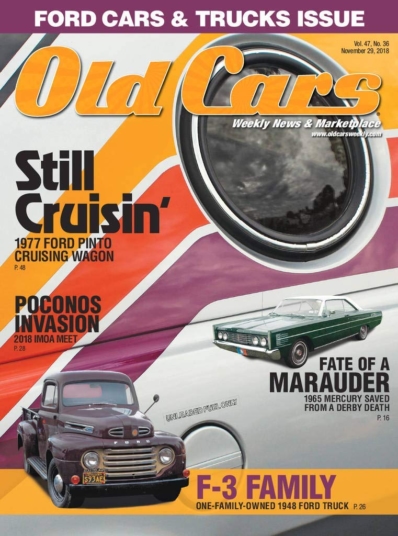 Old Cars November 29, 2018 Issue Cover