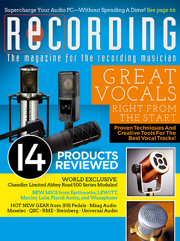 Recording-Magazine February 01, 2018 Issue Cover