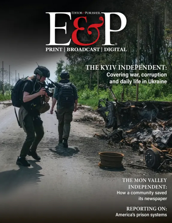 Editor & Publisher August 01, 2026 Issue Cover