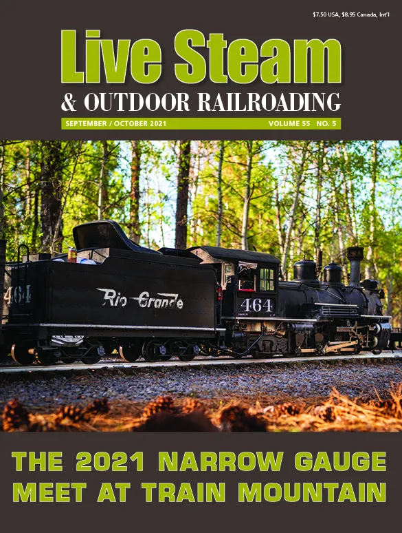 Live-Steam-and-Railroading September 01, 2021 Issue Cover